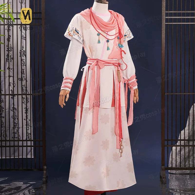 

HCos Where Winds Meet Cosplay Costume Full Set Uniform Props Accessories Women Halloween Carnival Party China ancient clothes