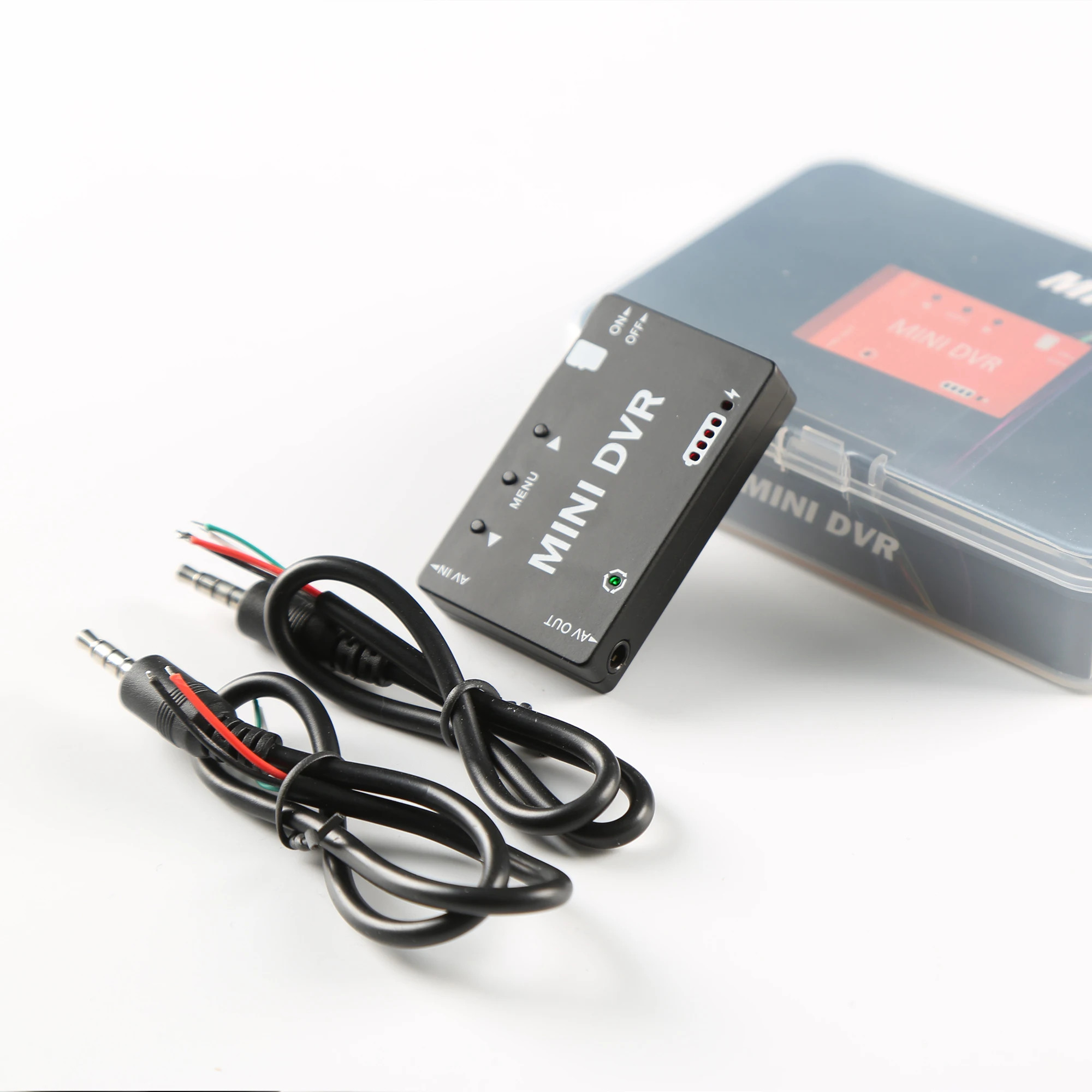 FPV Recorder Mini DVR Module NTSC/PAL Switchable Built-in Battery Video Audio FPV Recorder for RC Models Racing FPV Drone