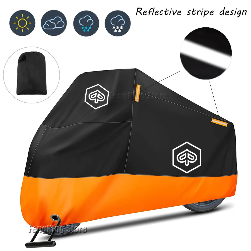 

For PIAGGIO Liberty125 MP3 500 Medley Beverly 300 ZIP50 X7 Motorcycle Cover Waterproof Outdoor Scooter UV Protector Rain Cover