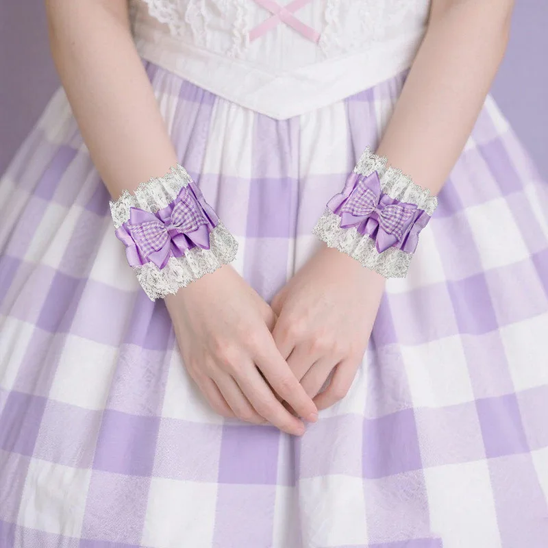 New Bow Headdress Lolita Sweet Versatile Lace Hair Accessories Set Cute Girl