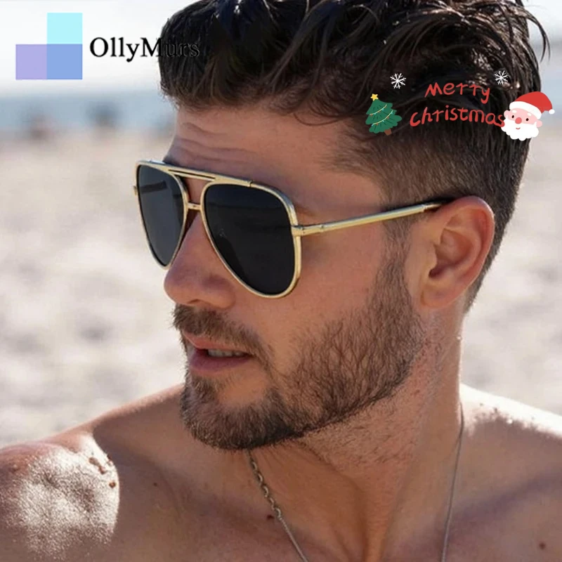 

Большие роскошные солнцезащитные очки в стиле панк UV400, мужские ретро овальные солнцезащитные очки в стиле стимпанк, мужские металлические очки в оправе, брендовые оттенки