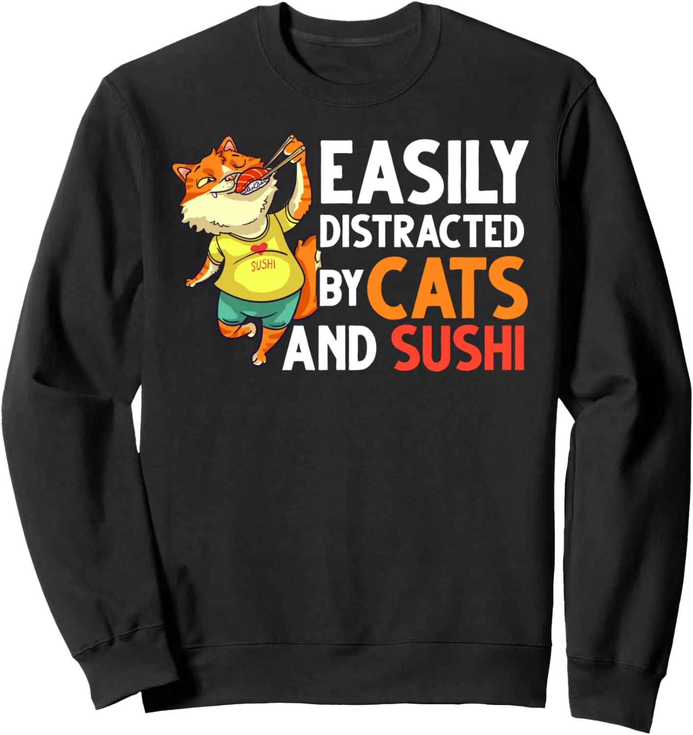 Cat Sushi Japanese Rice Roll Nigiri Bowl Maker Oshi Beginner Sweatshirt