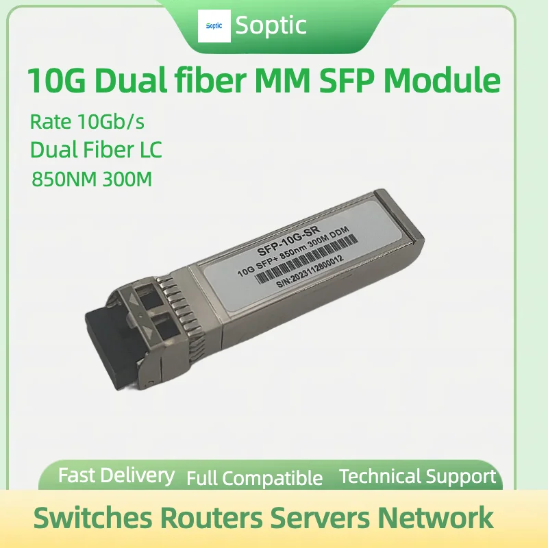 SFP-10G-SR 10G SFP+ module MM 850nm 300M Fiber Optic SFP Transceiver Module sfp 10g sr