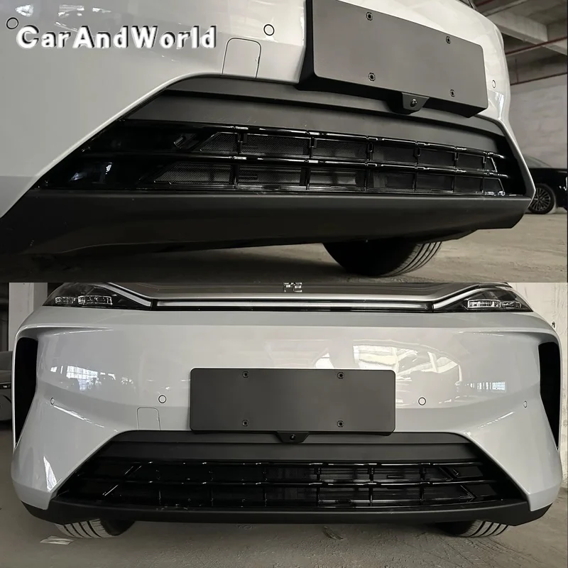 For BYD ATTO3 EVO YUNA Plus 2026 2027 Center Grille Insert Net Radiator Condenser Protective Cover Anti Insect Mesh Accessories
