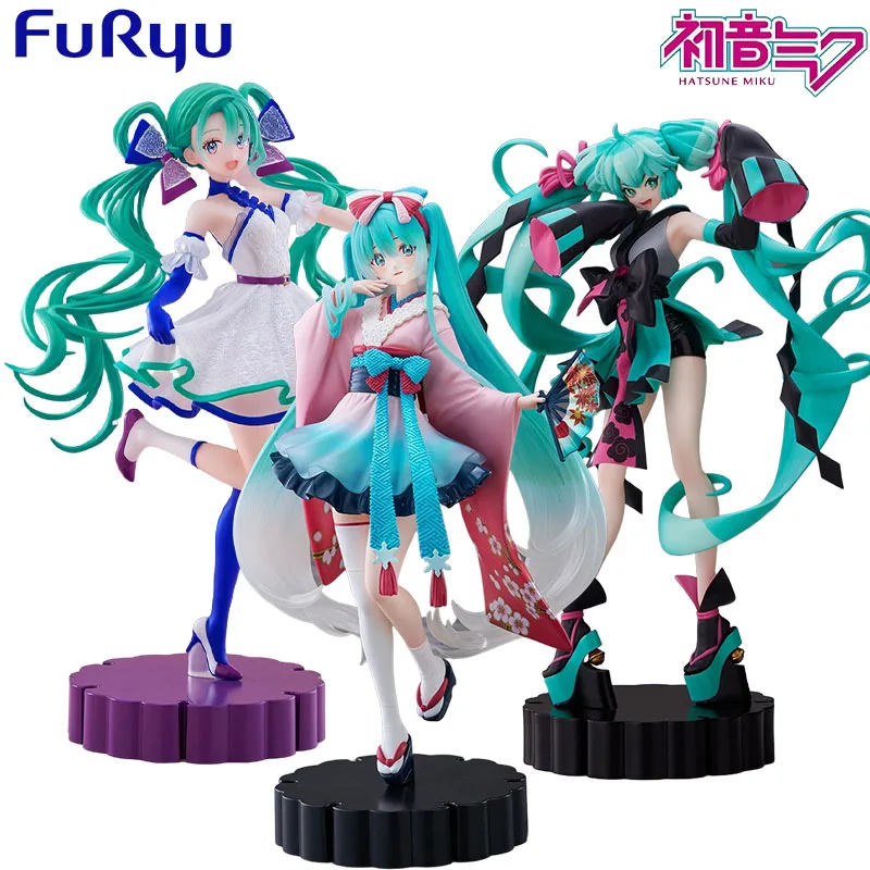 

In Stock FuRyu Genuine TENITOL NEO TOKYO Series Hatsune Miku Anime Character Kids Christmas Gift Collection Action Toys Model