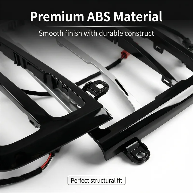 For BMW 3 4 series F30 F31 F32 F33 F34 F36 Center Console Ambient lighting Interior 2 Colors Radio AC Panel LED Trim
