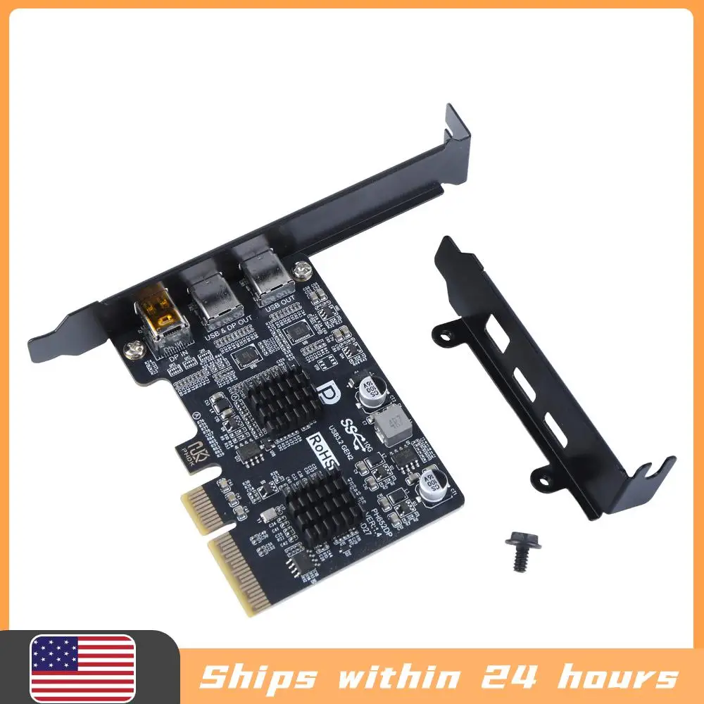 

PCI-E 4X to Dual 10Gbps USB 3.1 Type-C