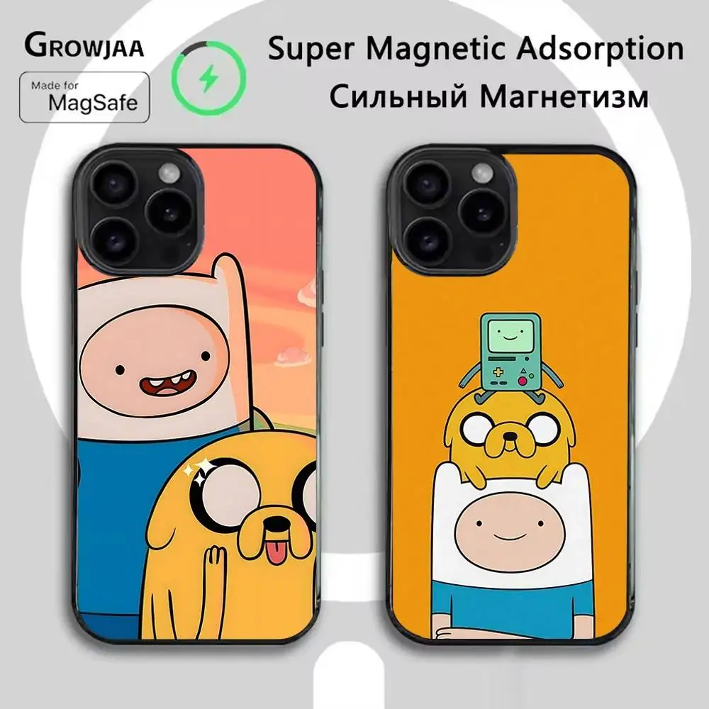 

A- Adventure Time C-canvas Phone Case For iPhone 16e,16,15,14,13,12,11,Plus,Pro,Max,Mini Magsafe Magnetic Wireless Charging