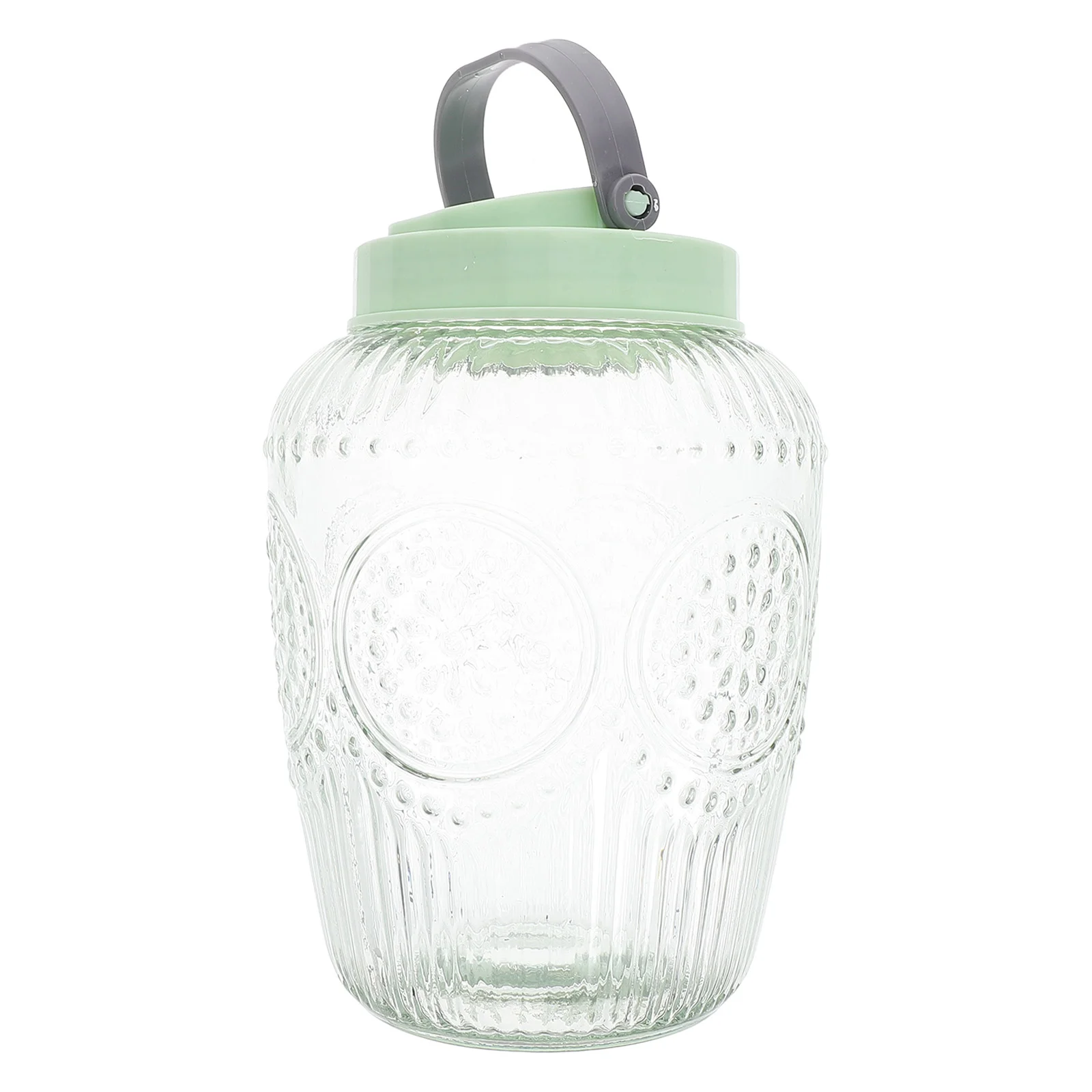 Sealed Jar Pickle Holder Glass with Plastic Lid Traditional Pickles Airtight Jars with handle Big Mason Gallon Milk Jug Canister