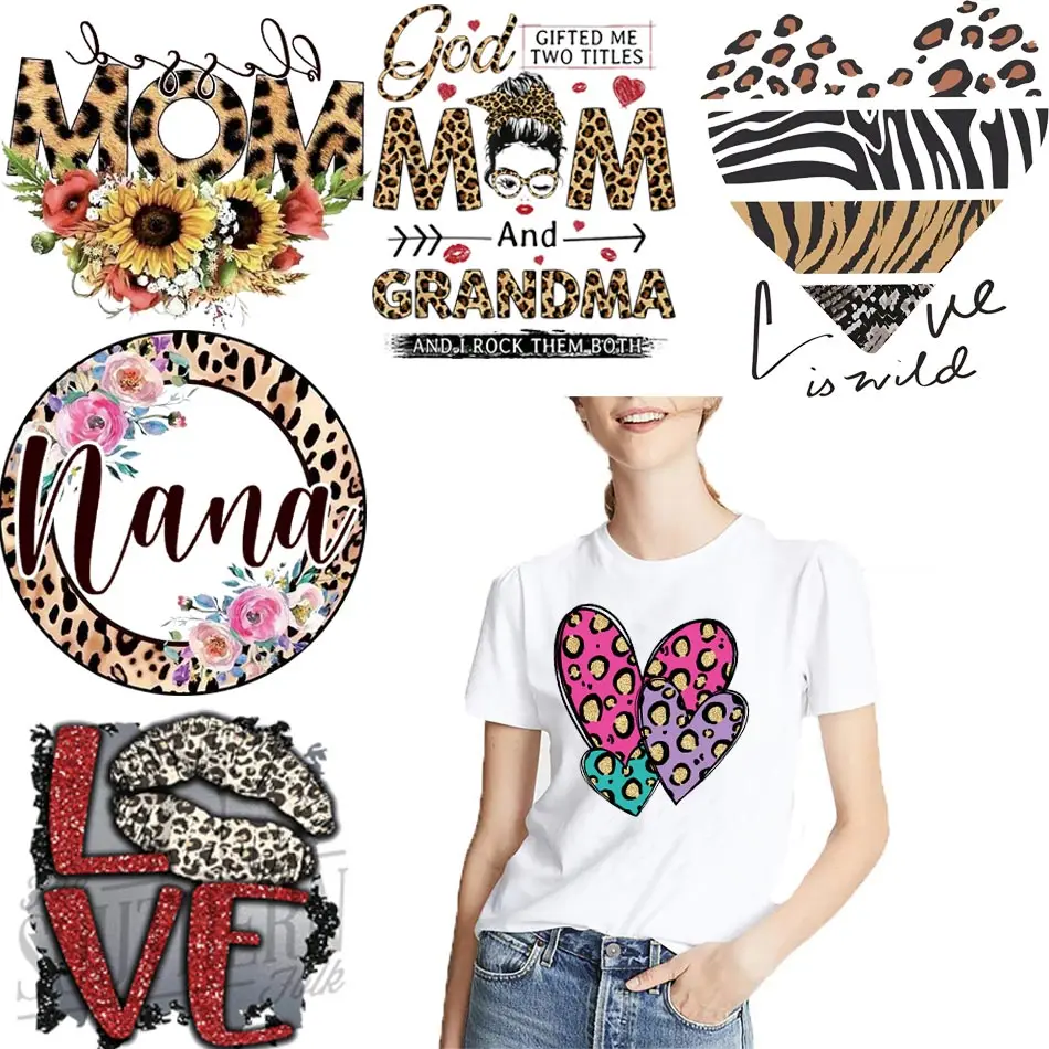 Mama życie naszywki na ubrania bluzy DIY a-levela żelazko na Transfer na odzież miłość naklejki ciepła na T-shirt Appliqued dekoracji