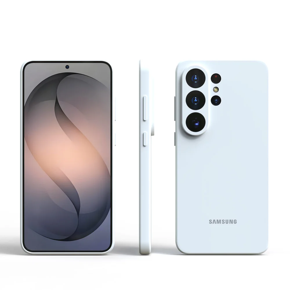 Für Samsung Galaxy S26 Flüssig-Silikon-Hülle S25 S24 S23 S21 FE S22 Plus Ultra A53 A52 A15 A16 A17 Weiche Handy-Rückseiten-Abdeckung Funda