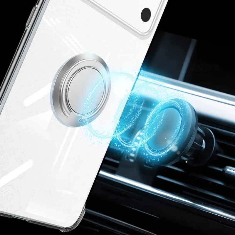 Подушка безопасности, магнитный кольцевой держатель из ТПУ, чехол для iPhone 17Air 17 ProMax, мягкий силиконовый чехол на заднюю панель для iPhone 17Pro, противоударный прозрачный бампер