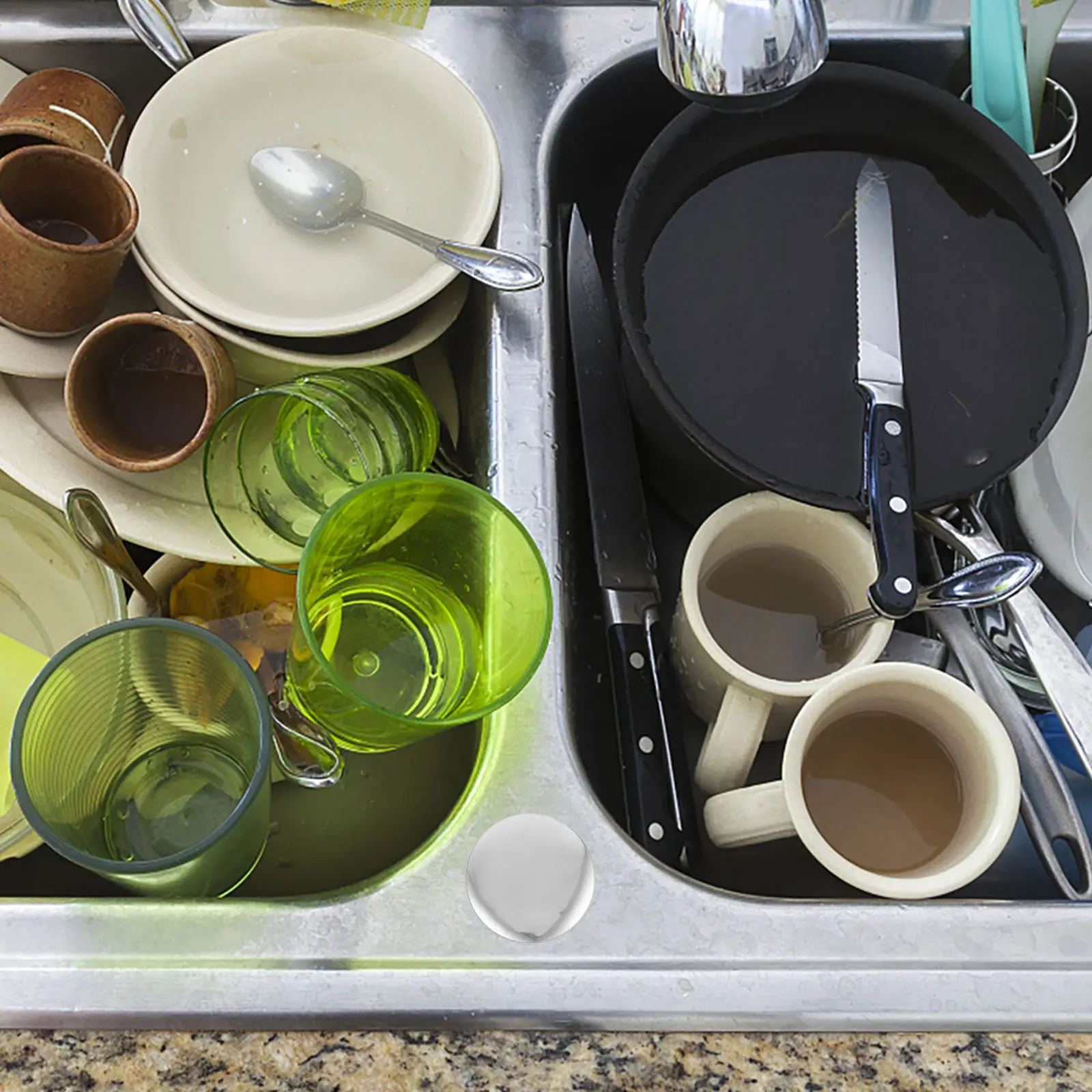 

Заглушка для отверстия кухонного смесителя из нержавеющей стали, декоративная заглушка для раковины, сменная заглушка для умывальника, уплотнитель для дозатора мыла