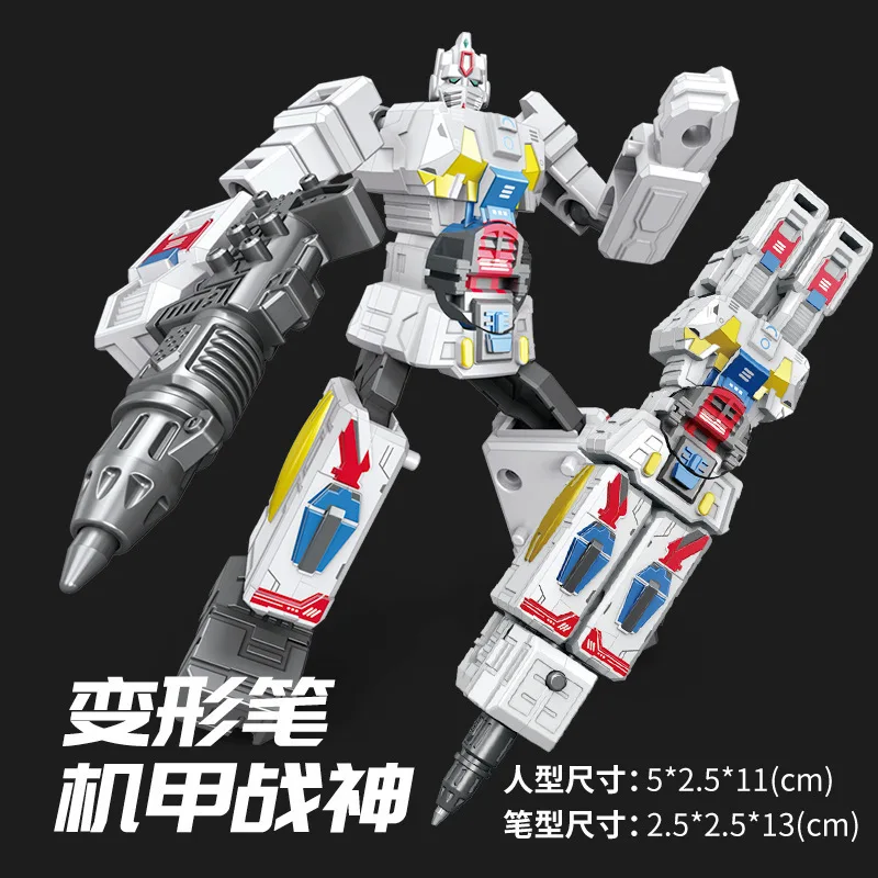 Hasbro Transformers Deformable Writing Ballpoint Pen Children Toys Transformation Robot Toy Action Figure Model for Kids Gifts