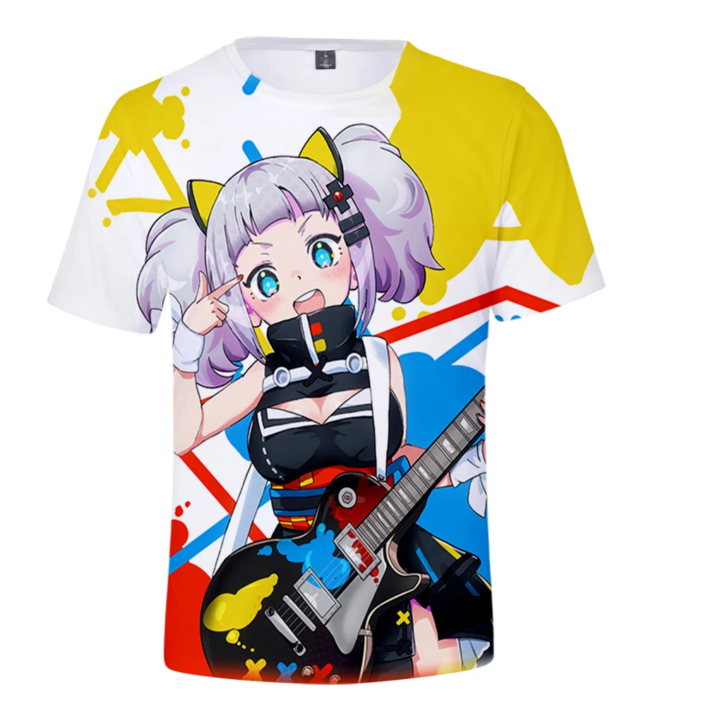 

Kaguya Luna 3D Print Spring Summer Preppy Men/Women T-shirt Streetwear Kawaii Streetwear style T shirt Street Clothes