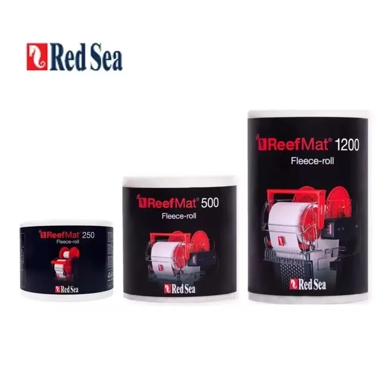 RedSea ReefMat 250 500 1200 Fleece Roller Filter Ocean Wonders Filter Cloth Aquarium Filtration System Plants Coral Fish Tank