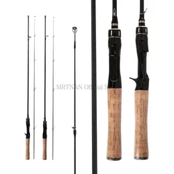 2 Sections Spinning Casting Rod for Jigging Bass Trout 1.8m 1.68m Fishing Rods Solid UL Tip Lure 0.5g-8g Slow Action Ultralight