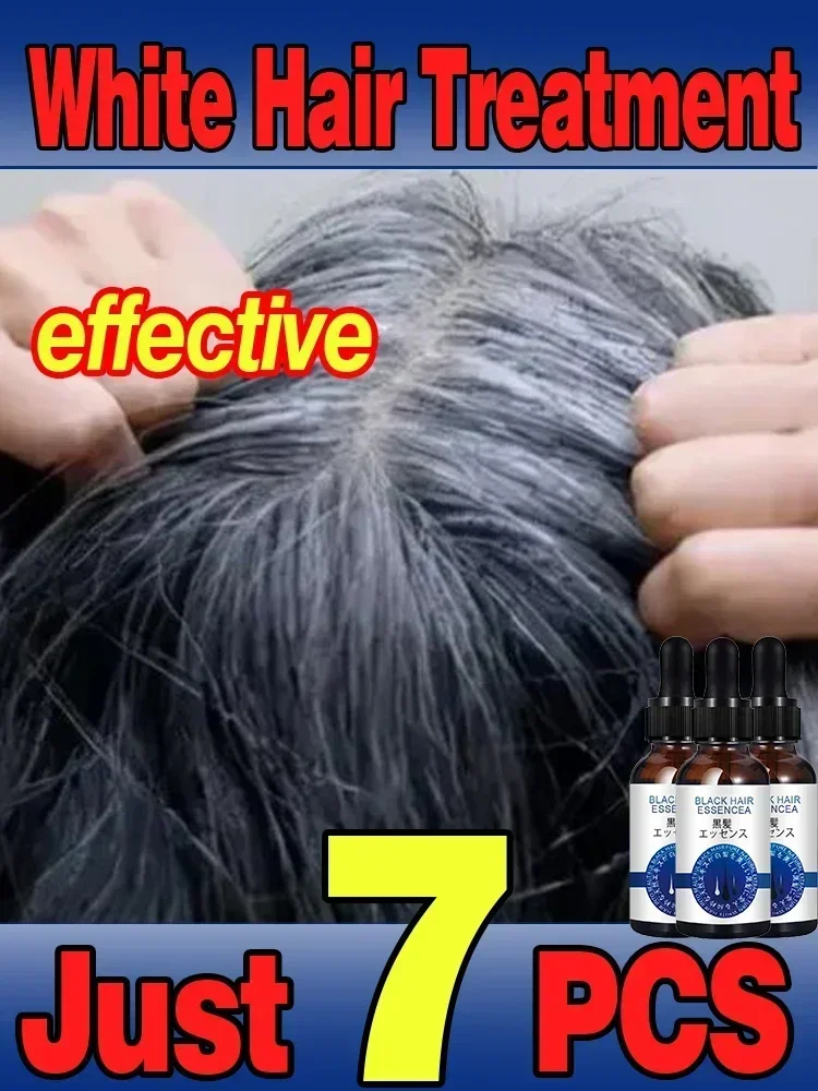 

White hair treatment essence quickly turns white hair into black hair, repairs natural color, and prevents gray hair products