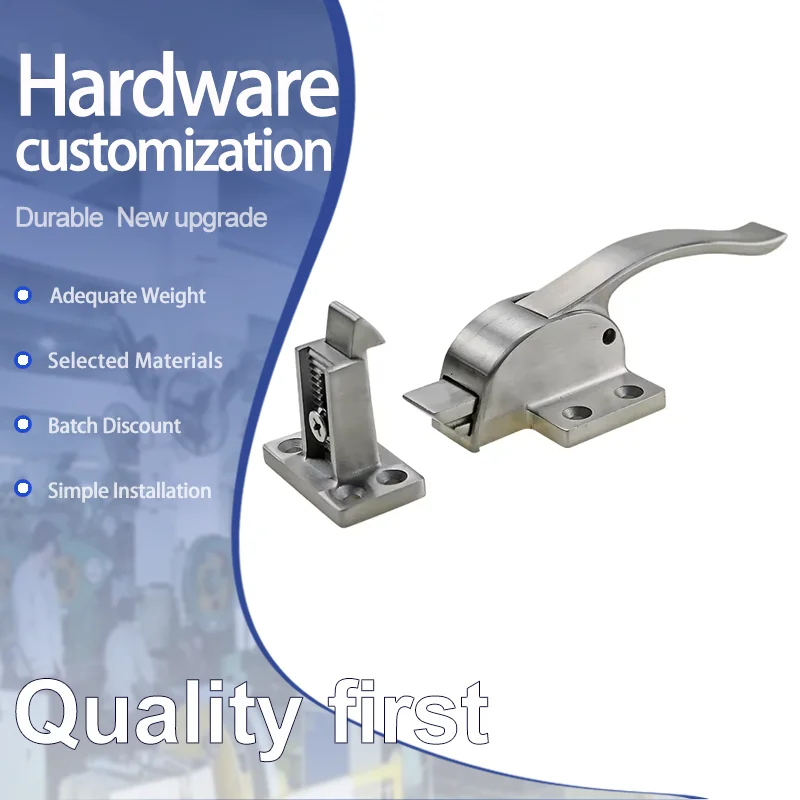 

304 Stainless Steel Heavy-Duty Door Handle Suitable For Industrial Electrical Equipment Ovens Steam Cabinets