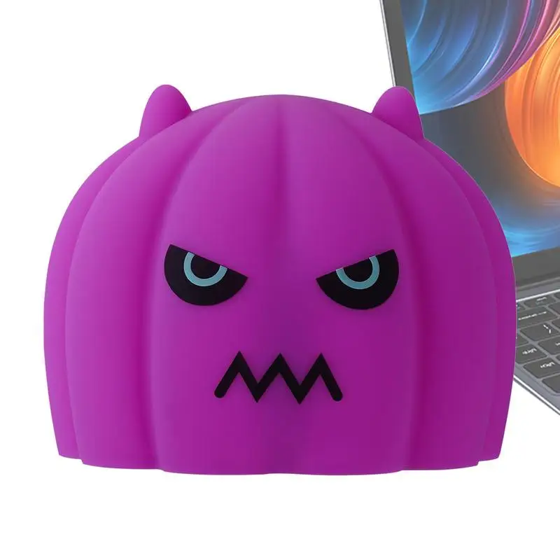 

Pumpkin Night Light | Silicone Dimmable USB Nightlight | Creative Pumpkin Patting Light Cartoon Sleep Light for Kids Bedside