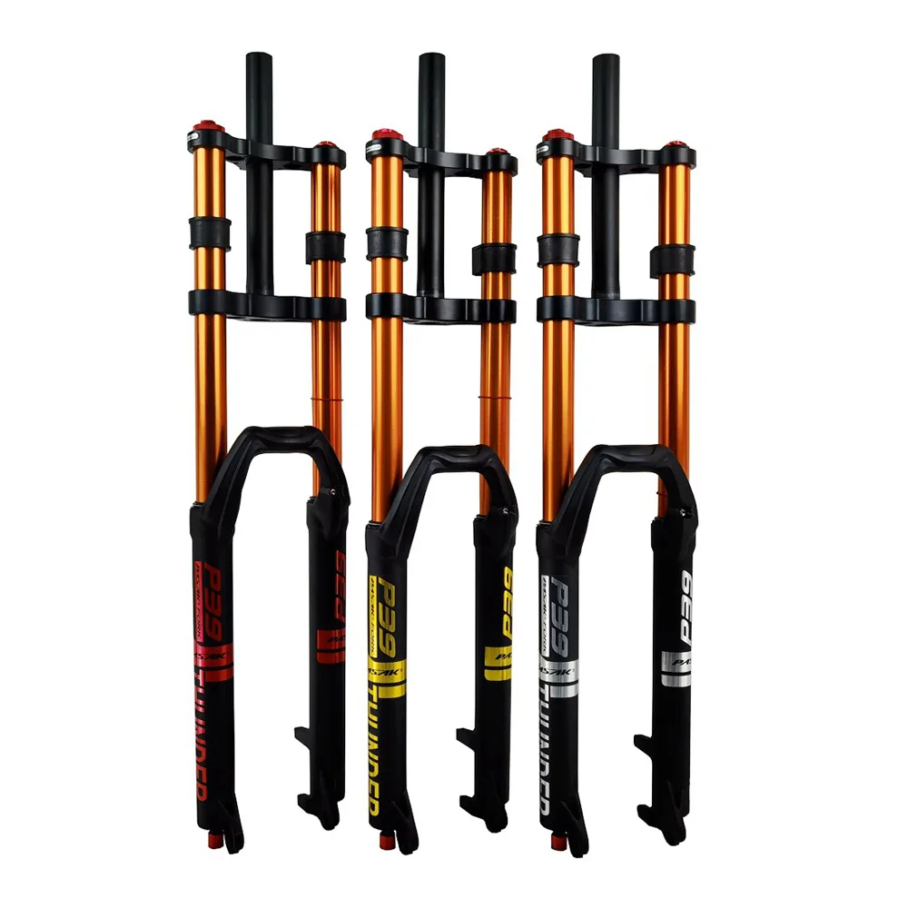 

Pasak-Air Suspension Fork, Double Shoulder Fork, Oil Damping, Rebound Adjust, QR 9x100mm Steering, 1 1/8 Travel 150mm, 29, 27.5,