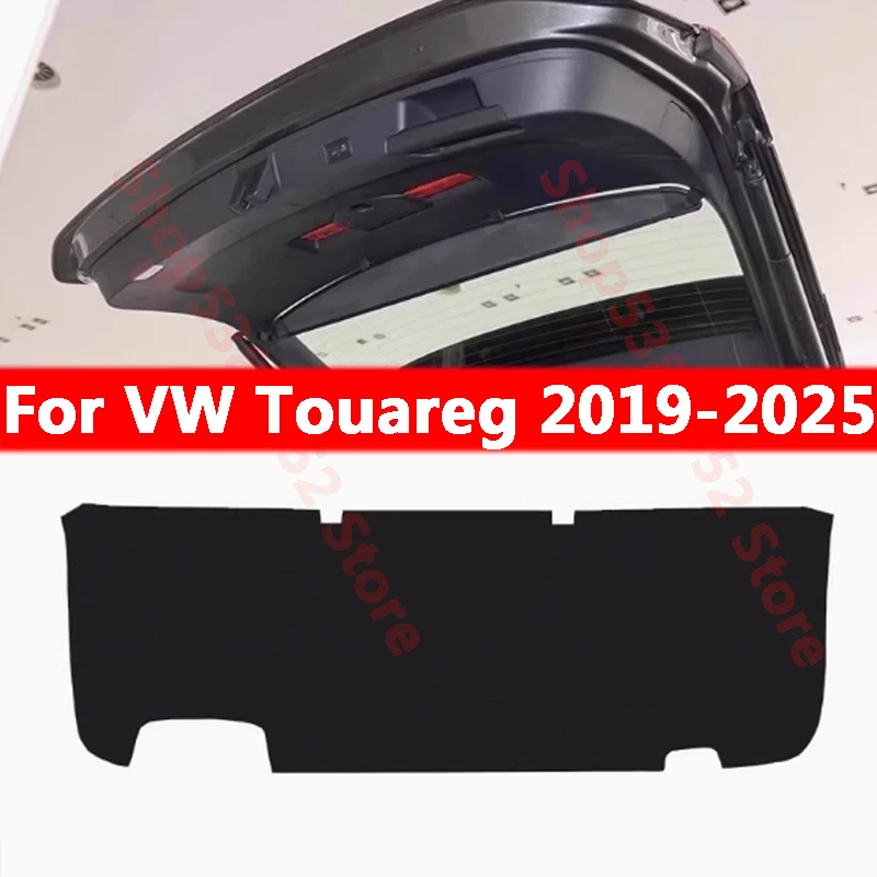 

Для VW Touareg 2006-2025 автомобильный задний багажник из искусственной кожи, защитная накладка на багажник, декоративная накладка на багажник, аксессуары, чехол