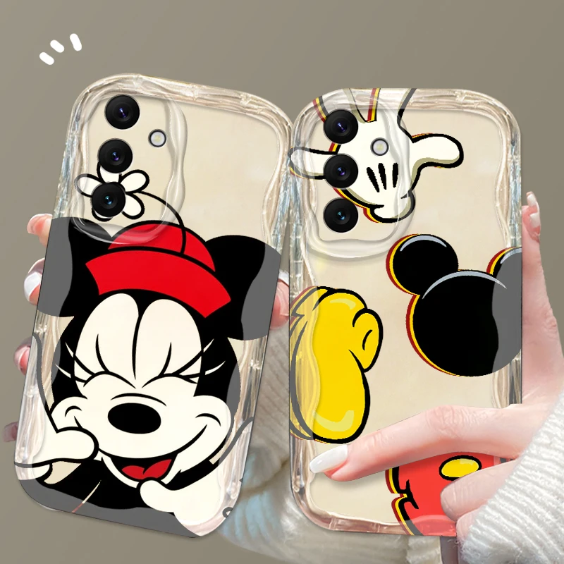 

Disney Red Mickey Minnie Cute For Samsung A55 A54 A53 A52 A35 A34 A33 A32 A25 A24 A23 A22 A21S A15 A13 A14 5G Wave Oil Soft