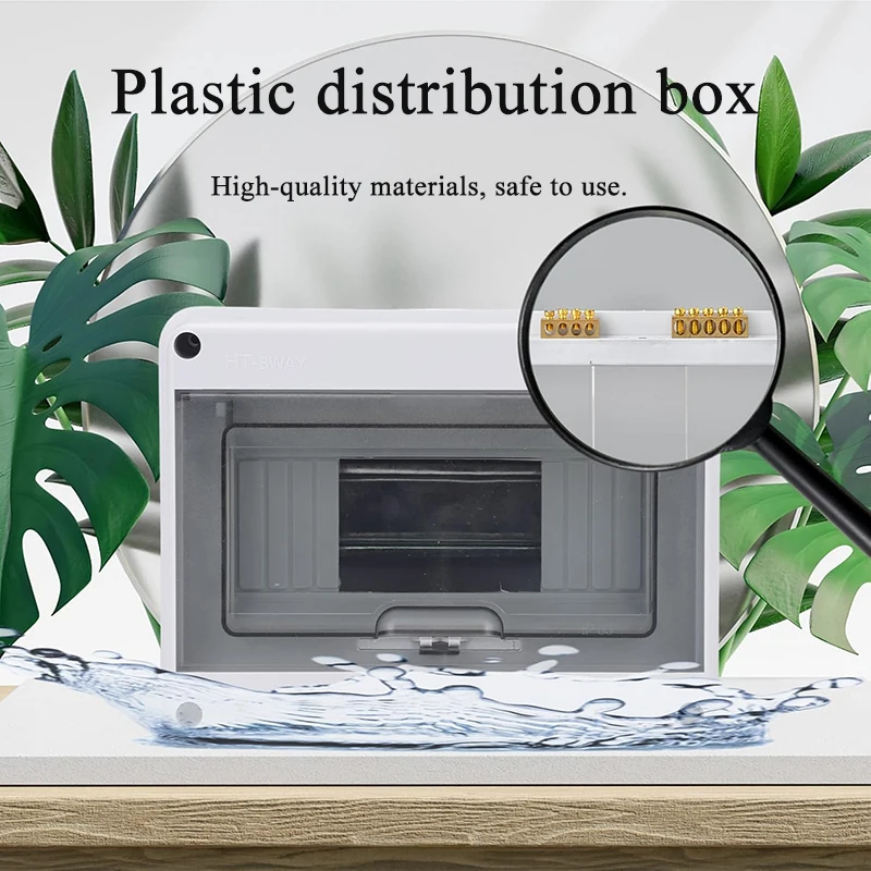 HL series waterproof and dustproof plastic distribution box, ABS plastic exposed switch box