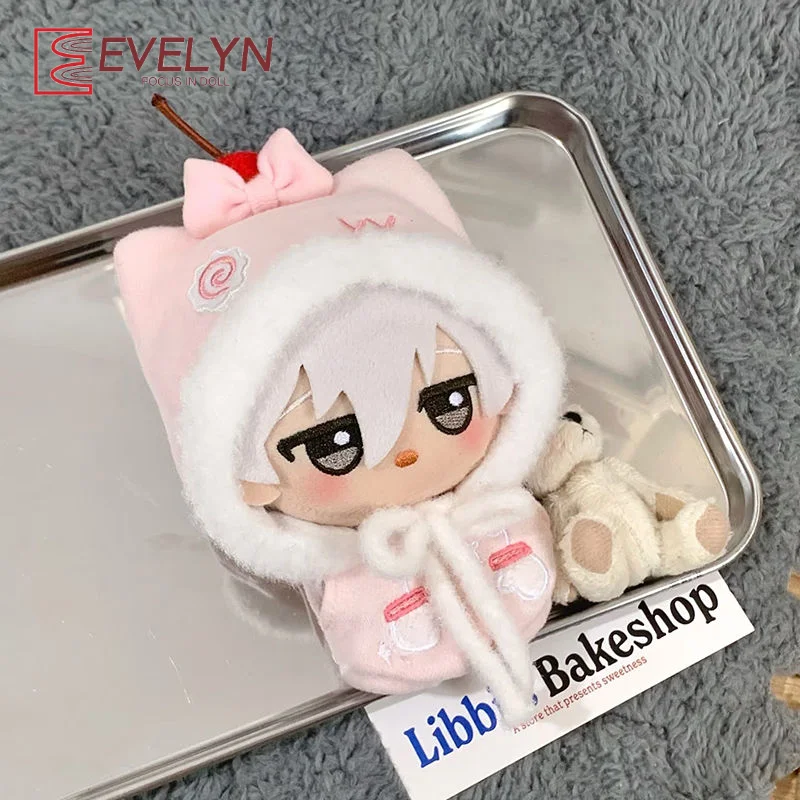 

Love and Deepspace Birthday Gift Evelyn 10CM Cotton Doll Clothes Accessories Plush Stuffed Toy Lovely Cap Hat Clothes Outfit