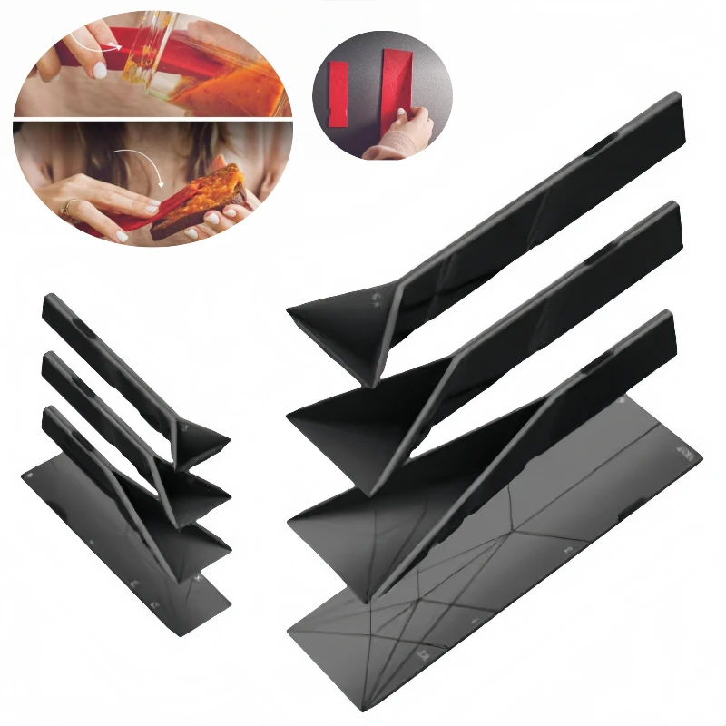 2 unids/set cucharas medidoras planas 3 en 1, cuchara pequeña para polvo, polígono de cocina, laboratorio de horneado, herramientas de gimnasio de proteínas ajustables