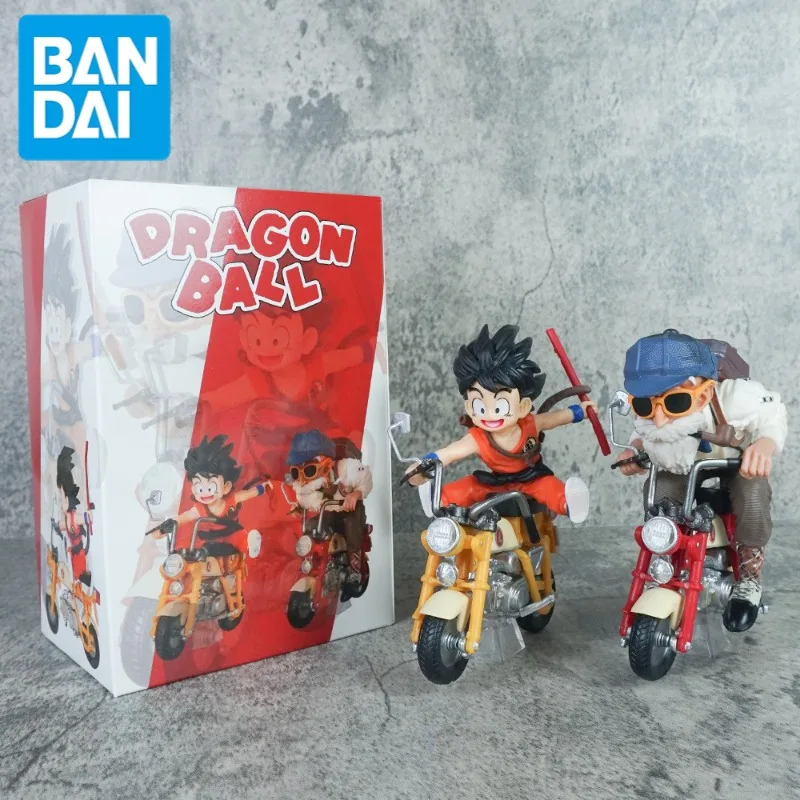 

13cm Bandai Dragon Ball Z Son Goku Master Roshi Kame Sennin Anime Figures Pvc Statue Anime Manga Figurine Model Gifts
