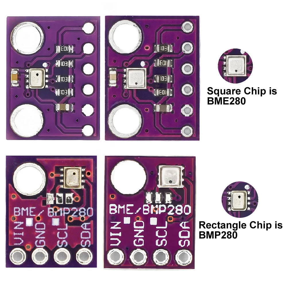 GY-BME280 3.3V 5V BMP280 Digital Sensor Temperature Barometric Air High Precision Atmospheric Pressure Module I2C SPI For Arduin