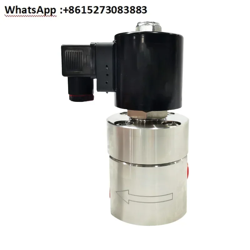 

High pressure solenoid valve 10162030mpa stainless steel normally closed type 1/4 3/8 hydraulic oil nitrogen