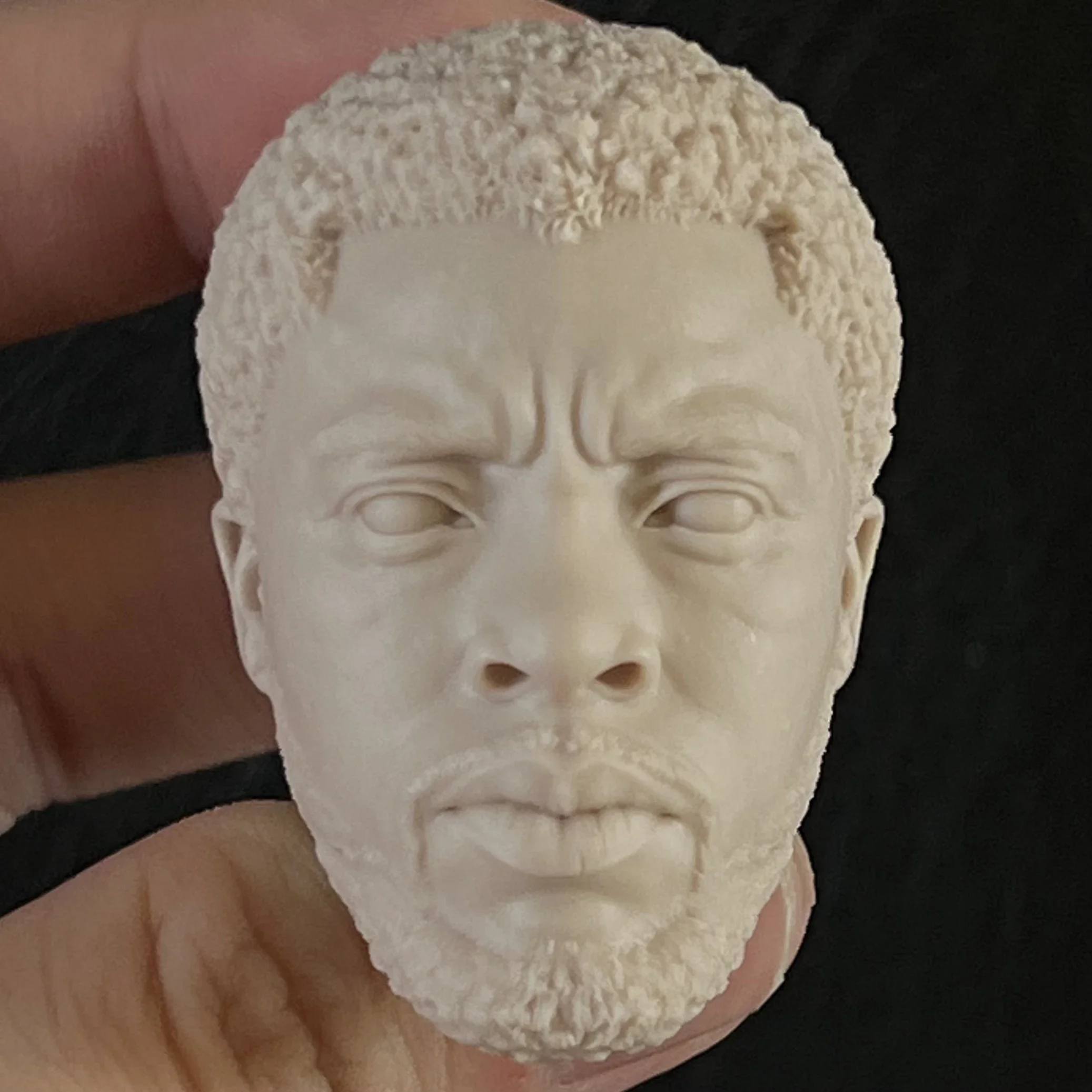 

1:6 Cast Resin Figure Puzzle Kit Figure Head (Chadwick Boseman) Unpainted Sculpted Model (50mm)