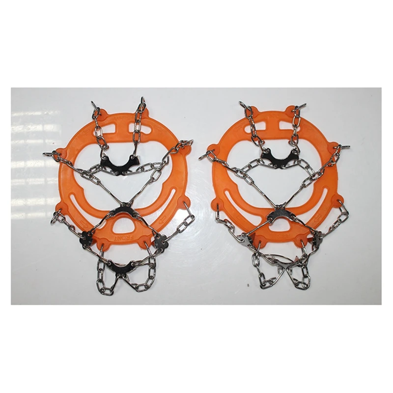 Crampons Stainless Steel Anti-Skid Ski Claws Mud Ice And Snow Anti-Skid Shoe Covers Mountaineering Anti-Skid Shoe Chains