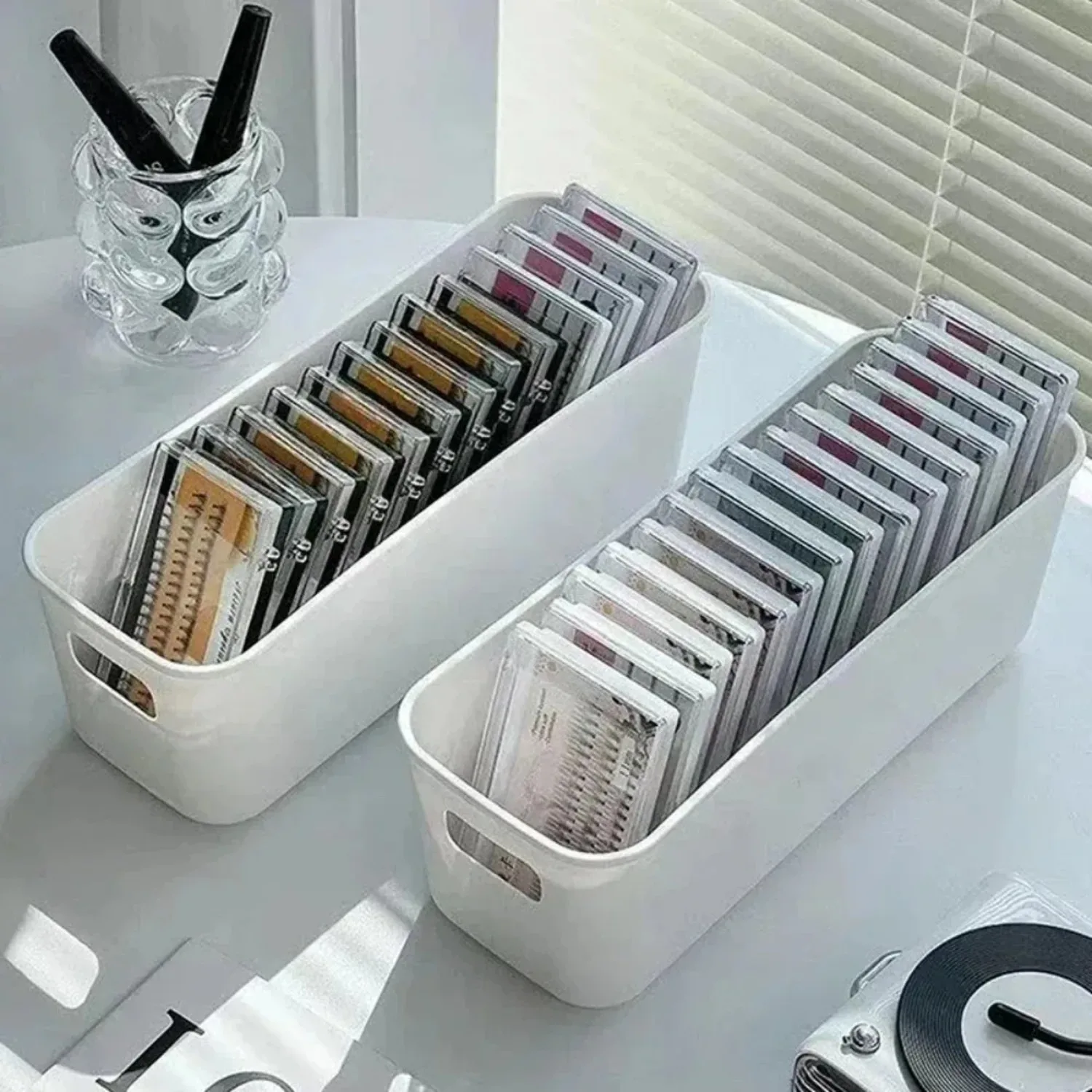 1pc False Eyelash Storage Box with Lash Extension Tool Organizer - Cosmetic Makeup Tools Case for Lash Accessories