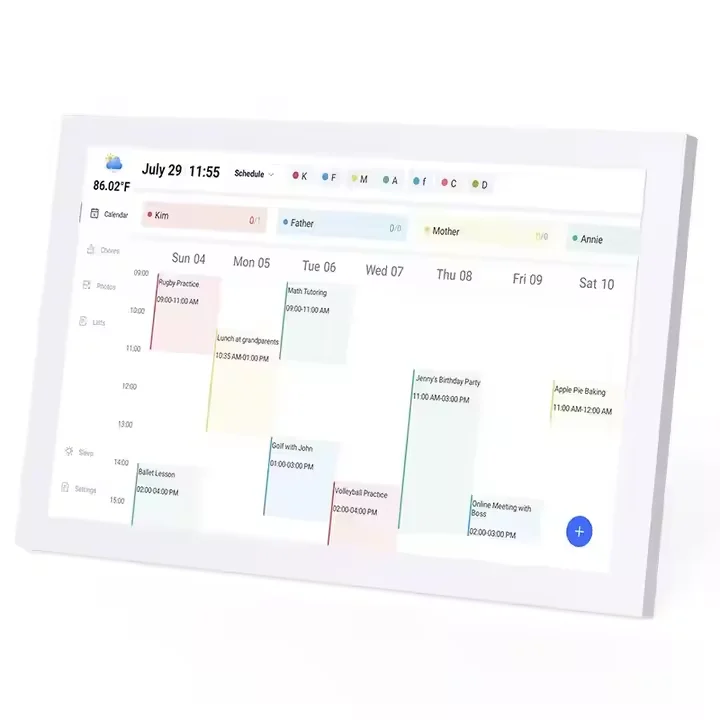 

Интерактивный дисплей Skylight 15.6 дюймов с сенсорным экраном для семейного планирования, настенная цифровая рамка
