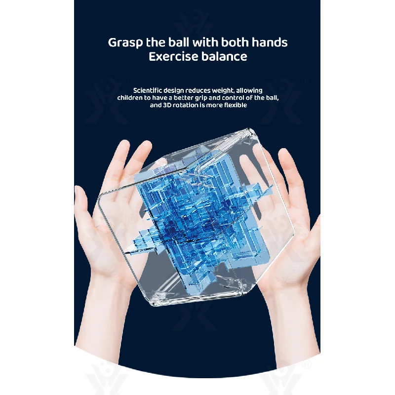 3D迷路マジックキューブおもちゃ ミニ迷路記憶ゲーム 子供 大人 減圧 透明迷路 マジカルメイズボールゲームおもちゃ