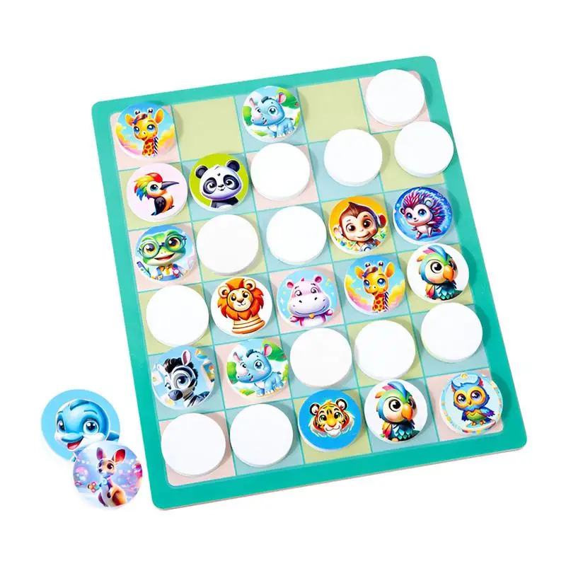 

Игра настольная Tic-Tac-Toe для взаимодействия родителей и детей, развитие мышления, игра памяти интеллектуальные Обучающие игрушки OX