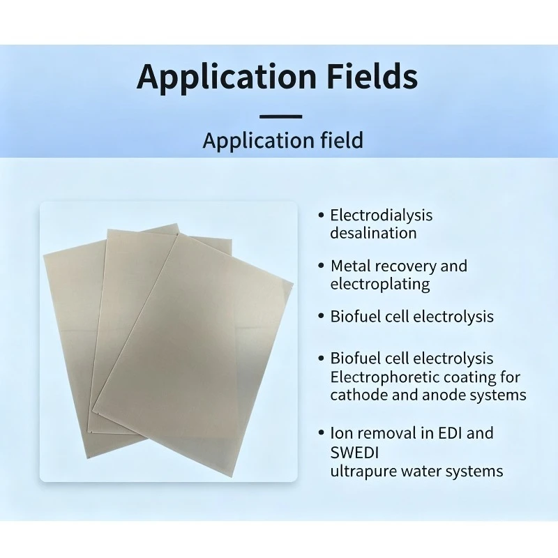 CMI‑7000S Cation ExchangeMembrane Ion‑exchange MembraneFor Electrodialysis Water Treatment Electrochemical Lab Research Material