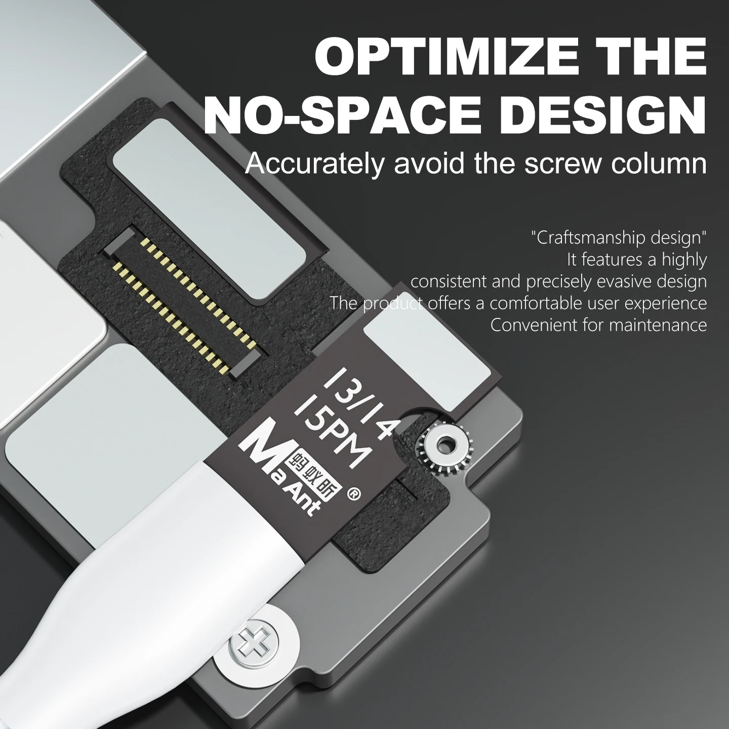 Il cavo di accensione MaAnt FY-03 supporta il nucleo in rame addensato fai-da-te per iPhone 6-16PM Test di riparazione dell'alimentazione Strumento per cavi di accensione