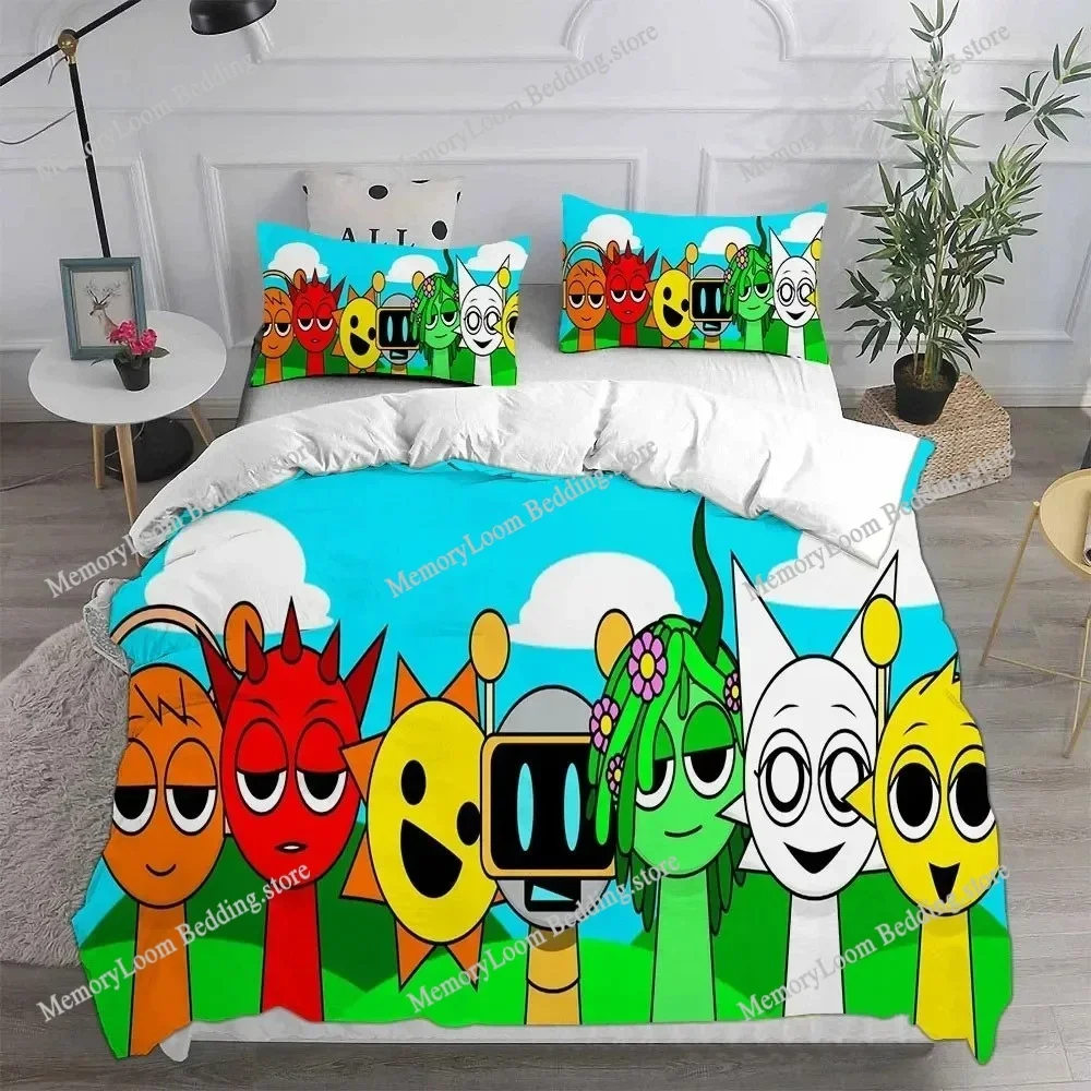 

Premium Sprunki Gamer Bedding Collection. A 3D Printed Duvet Cover Set for Twin, Full, Queen, or King Beds. Perfect Gift!