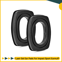 Sightlines Gel Ear Pads For Howard Leight Impact Sport Electronic Shooting Earmuff Hunting hearing protection Tactical Headset
