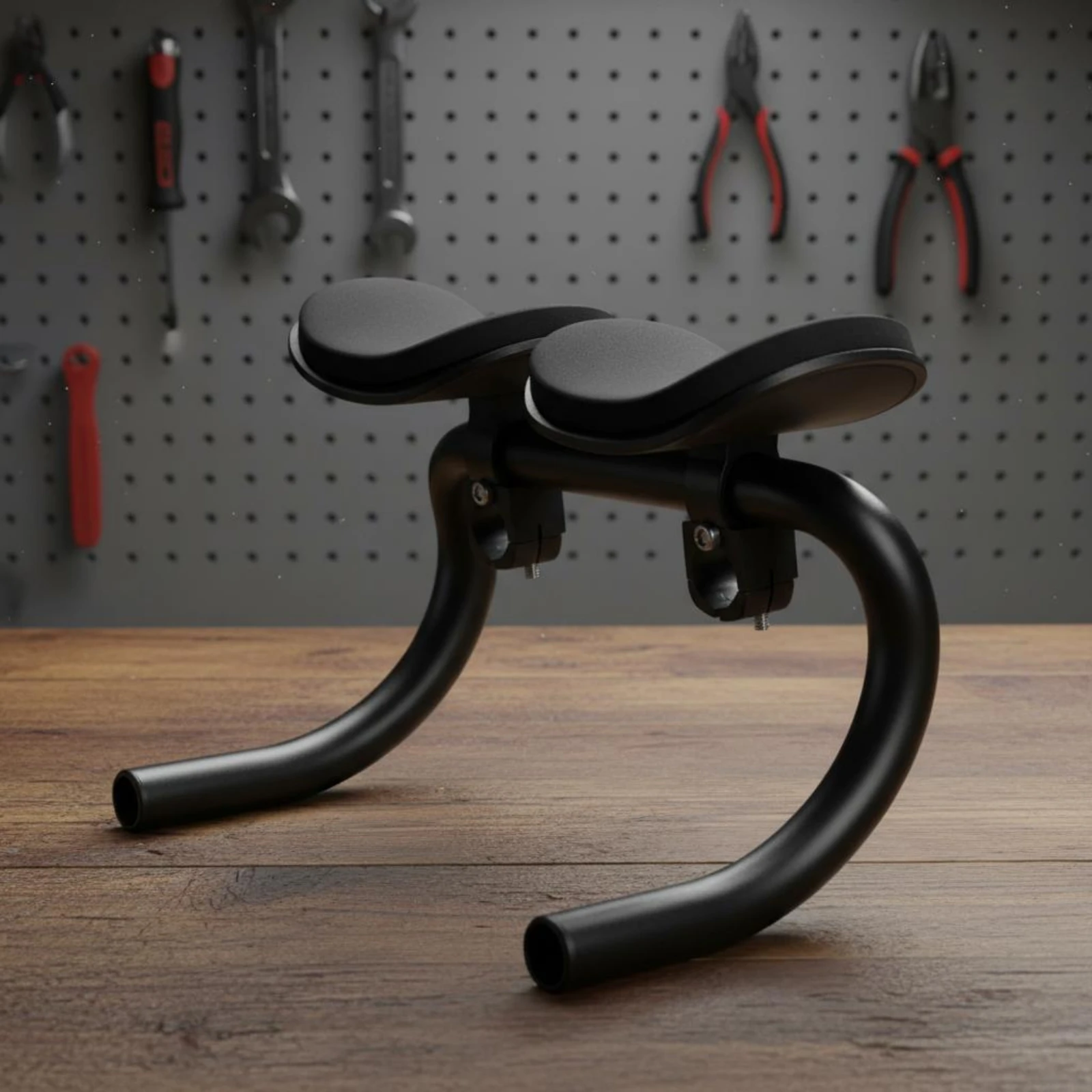 Handlebar Extension Split Construction Aluminum Bike Rest Bar Triathlon Extension Aerodynamic Tuck Position Sport Accessory Easy