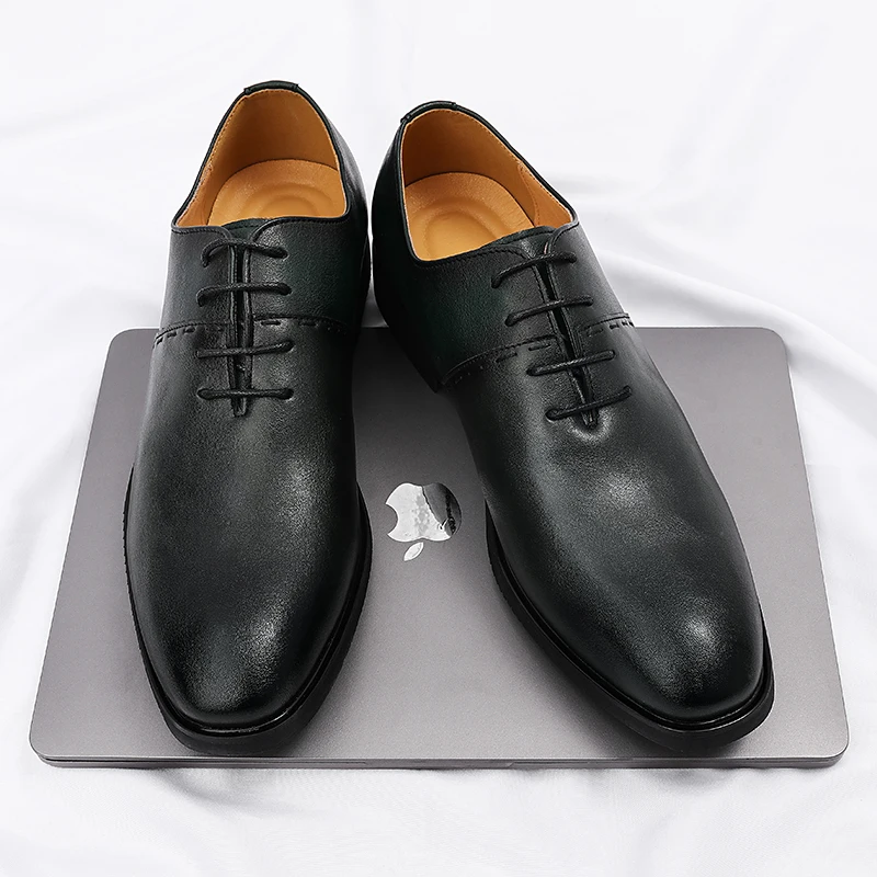 

Men Business Formal Leather Shoes Men Comfortable Breathable Fashionable Office Leather Shoes American Wedding Banquet Shoes Men