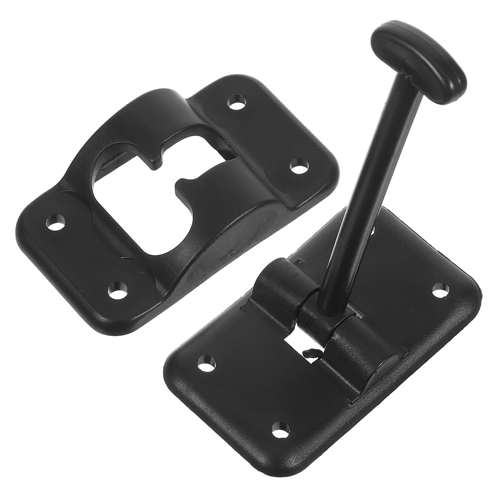 

1 Set 3.5" Rv Latch T-Style Camper Screen Catch For Cargo Hatch Durable Plastic Trailer Entry Door Holder - Rv Exterior Door