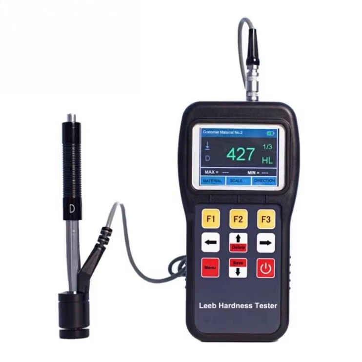 Sinosource Leeb190 Portable Multi-Parameter Hardness Tester 6HLD/1.5HRC Accuracy Rechargeable Lithium Battery PC Connection