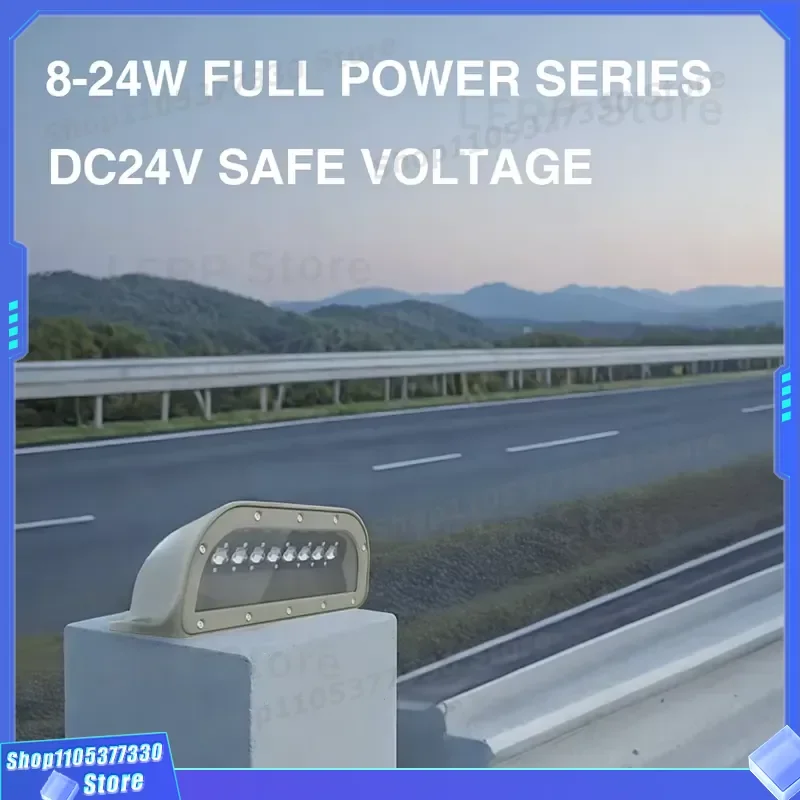 12W 18W 24W LED Bridge Light Energy Saving Die Cast Aluminum Street Guardrail Lamp Bottom Lighting for Outdoor Road