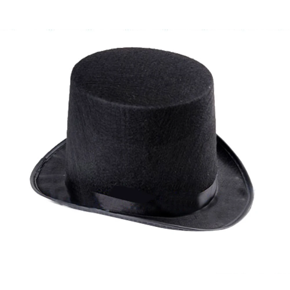 Men Performances Magician Gentleman Baron Top Hat Props Ball Dress Up Costume Women Men Party Hat