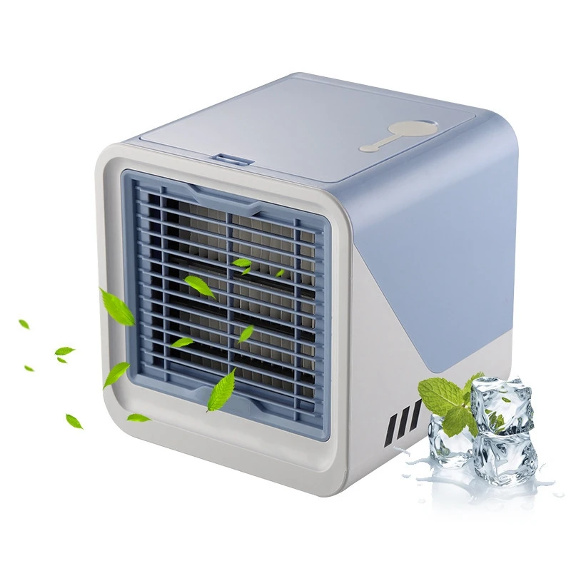 Portable Air Conditioner, Small Outdoor Fanless Air Conditioner, 7 Color Lights Mini Air Cooler For Office, Bedroom